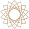 Ekena Millwork Eleanor Wood Fretwork Pierced Ceiling Medallion, Alder, 28"OD x 10 3/4"ID x 1/4"T CMWP28X28X0250EAAL - alternate 2
